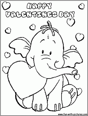 Printable Valentine Coloring Pictures - High Quality Coloring Pages