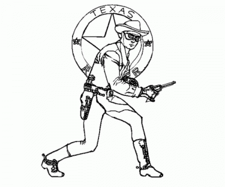 Lone Ranger - Coloring Pages for Kids and for Adults