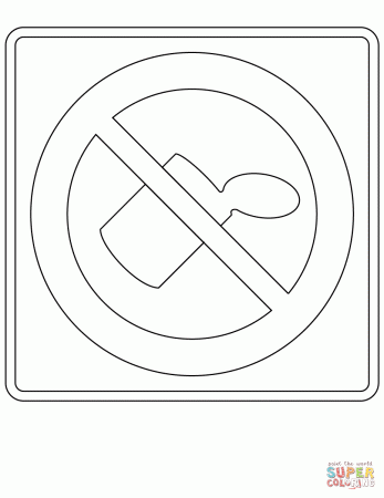 No Littering coloring page | Free Printable Coloring Pages