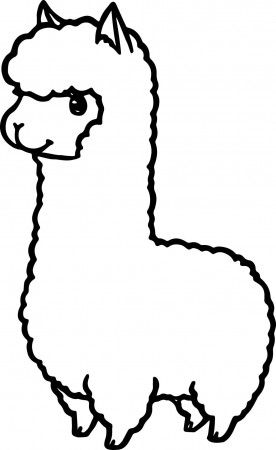Llama Coloring Pages - Best Coloring Pages For Kids