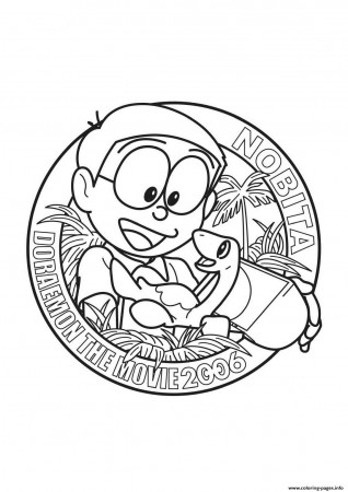 Nobita In Doraemon The Movie 450c Coloring Pages Printable