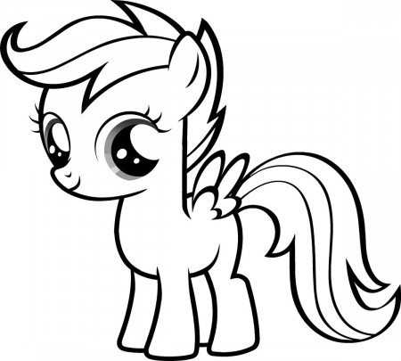 my little baby pony Colouring Pages | Unicorn coloring pages, My ...