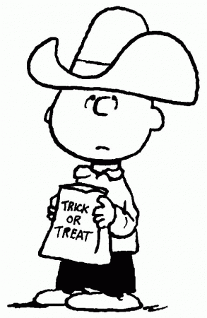 Printable Halloween Coloring Pages | Peanuts Halloween Cartoon
