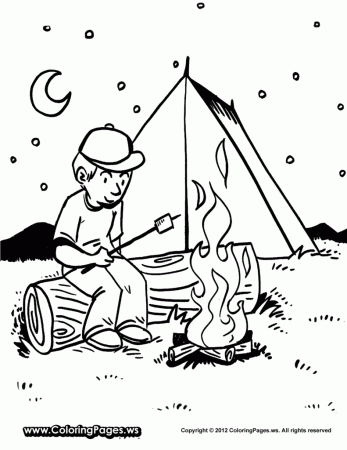 New Coloring Page: Camping Coloring Pages, camping coloring pages ...