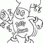 Jelly Bean Jar Coloring Page - Coloring Pages for Kids and for Adults