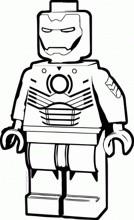 Lego Iron Man Coloring Sheets - High Quality Coloring Pages