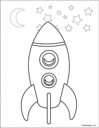 Free Printable Outer Space Coloring Pages for Kids | Mombrite