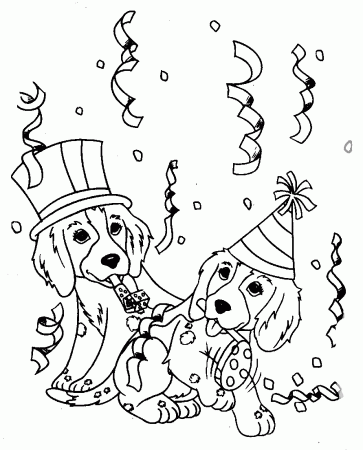 Coloring Pages Flowers Dogs - Coloring Pages For All Ages