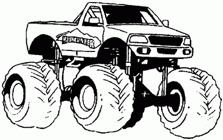 Truck Coloring Pages Monster Truck Coloring Dump Truck Coloring ...