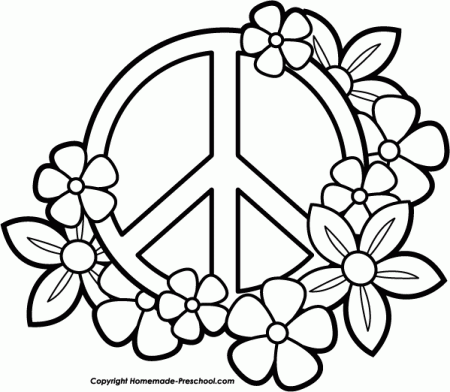 Coloring Pages | Peace signs ...