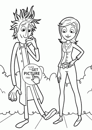 Cloudy with a Chance of Meatballs coloring pages for kids ...