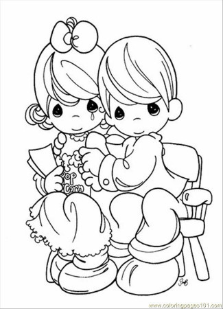 Free Printable Precious Moments Coloring Pages For Kids ...