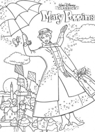 Kids-n-fun.com | 17 coloring pages of Mary Poppins