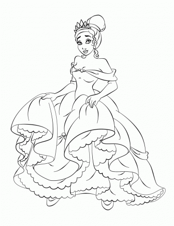 printable disney princess coloring