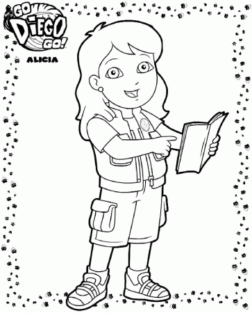 Kids-n-fun.com | 41 coloring pages of Diego, Go Diego Go