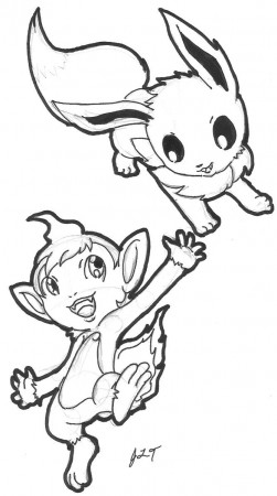19 Pics of Evie Pokemon Chibi Coloring Pages - How to Draw Pokemon ...