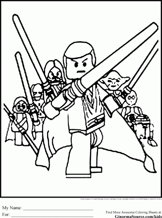 Lego Star Wars Coloring Pages - Bestofcoloring.com