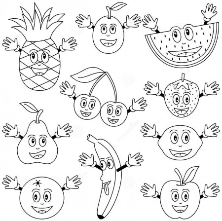 Fruits Printables Best Coloring Page - Coloring Pages XL