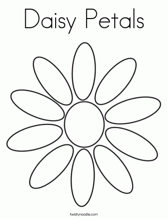 Daisy Petal Coloring Pages - High Quality Coloring Pages
