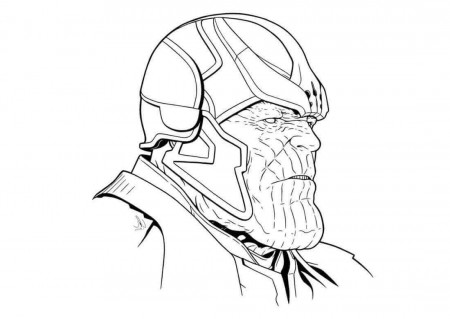 15 Free Printable Thanos Coloring Pages