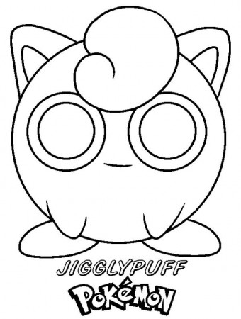 Jigglypuff Pokemon Coloring Page - Download & Print Online ...