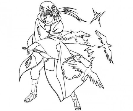coloring page of itachi | Color