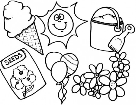 printable coloring pages of spring free spring coloring sheets for ...