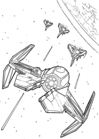 Adult Coloring Pages Star Wars Ships (Page 2) - Line.17QQ.com