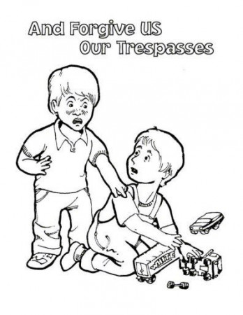 Kindergarten Coloring Pages Forgiving Others (Page 5) - Line.17QQ.com