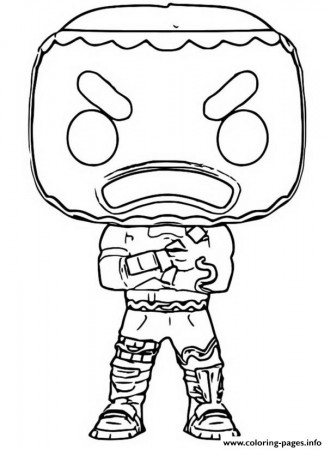 Funko Pop Fortnite Merry Marauder Coloring Pages Printable