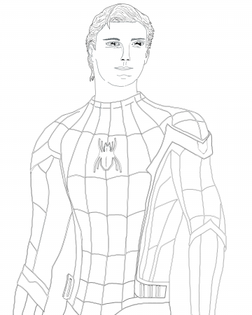Digital Drawing of Spiderman - Tom Holland - Album on Imgur