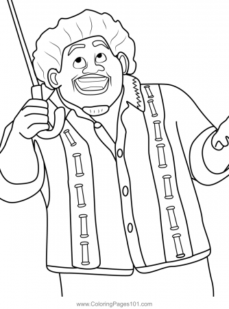 Felix Encanto Coloring Page for Kids - Free Encanto Printable Coloring Pages  Online for Kids - ColoringPages101.com | Coloring Pages for Kids