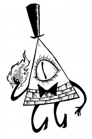 Bill Cipher Coloring Pages #bill #bill #cipher #coloring #pages #2020 | Gravity  falls art, Gravity falls, Creepy drawings