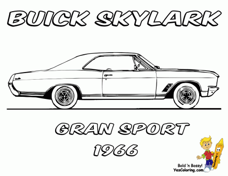 1966 Buick Riviera Coloring Pages - Coloring Pages For All Ages