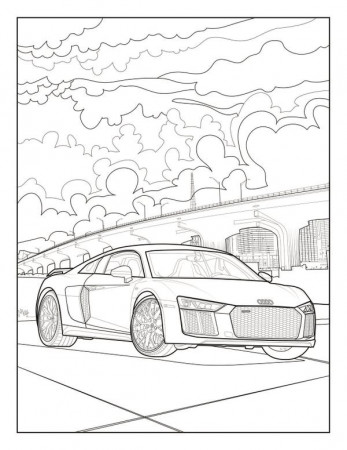 Audi and Mercedes Release Coloring Pages to Battle Quarantine Boredom