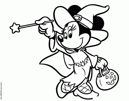 Halloween Coloring Pages For Adults Free Minnie And Mickey Printable –  Slavyanka