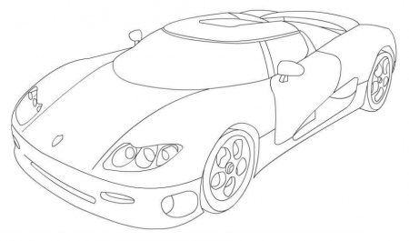 Super Car Coloring Pages - Free Printable Coloring Pages for Kids