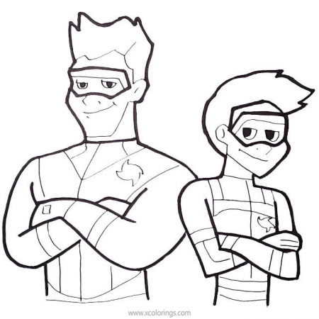 Henry Danger Coloring Pages Outline ...xcolorings.com