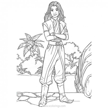 Raya And The Last Dragon Coloring Pages Raya the Warrior - XColorings.com