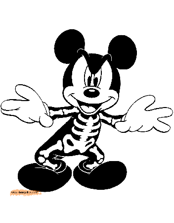Free Halloween Mickey Mouse Coloring Pages, Download Free Clip Art, Free  Clip Art on Clipart Library