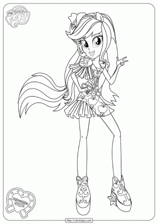 MLP Equestria Girls Applejack Coloring Pages | Coloring pages for girls, My  little pony coloring, Cute coloring pages