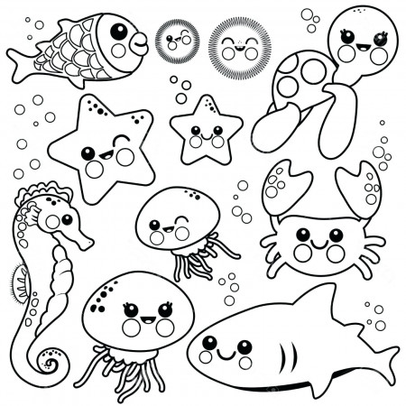 Ocean Life Preschool Lesson Plans For Kids Printable Coloring ...