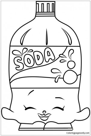 Soda Shopkins Coloring Page | Shopkins colouring pages, Shopkin ...