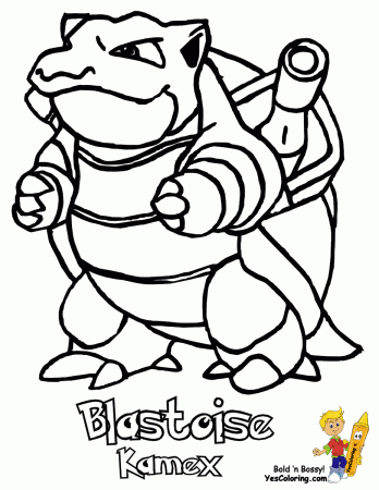 Free Mega Blastoise Ex Coloring Page, Download Free Clip Art, Free ...