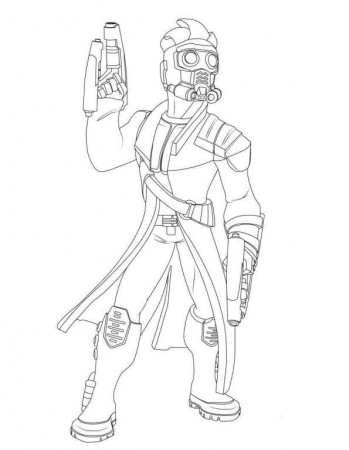 Kids-n-fun.com | Coloring page Guardians of the Galaxy star lord