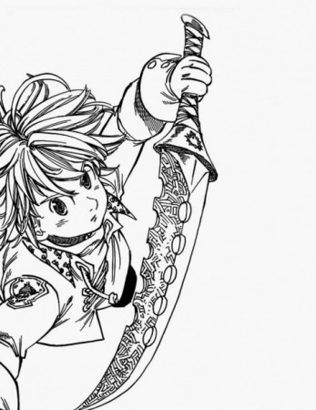 The Seven Deadly Sins Coloring Pages - Anime Wallpaper HD