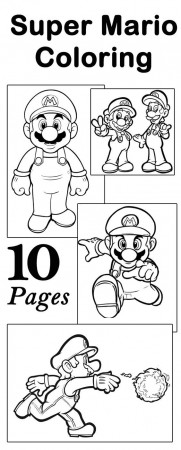 Top 20 Free Printable Super Mario Coloring Pages Online | Super ...