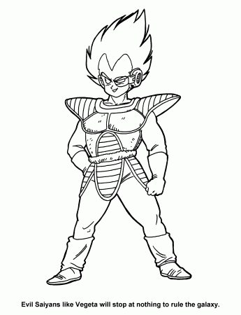 Dragon Ball Z Coloring Pages Â» Coloring Pages Kids