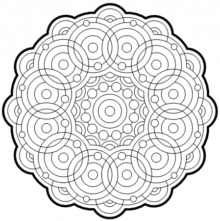Geometry Coloring Pages-Coloring for grown ups