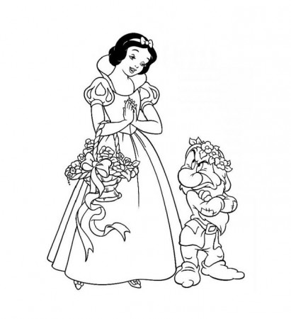Snow white for children - Snow White Kids Coloring Pages